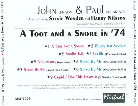 A Toot And A Snore In '74