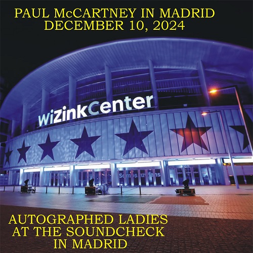 Autographed Ladies At The Soundcheck In Madrid, 10-12-2024