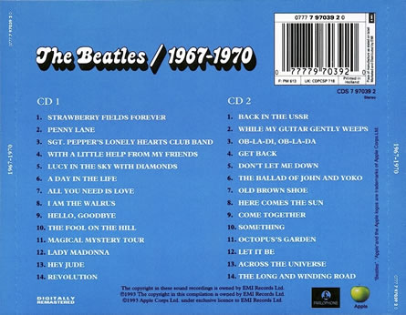 The Beatles: 1967-1970 (1993)