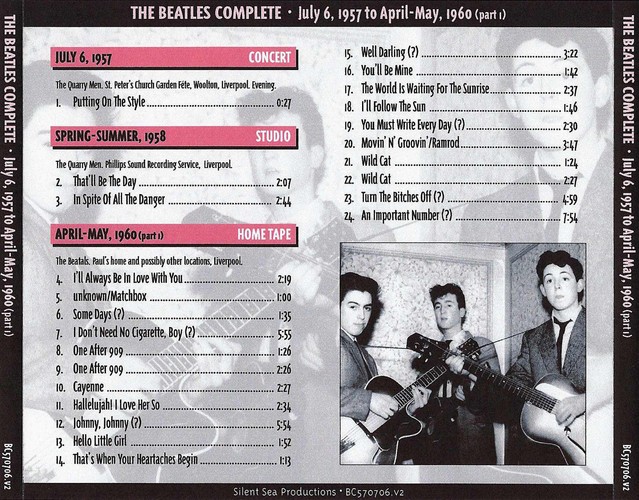 BC-570706.v2 - The Beatles Complete 01 - July 6, 1957 To April-May, 1960 (Part 1)