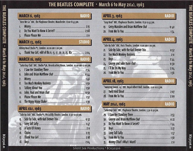 BC-630306.v1 - The Beatles Complete 08 - March 6 To May 21 (a), 1963