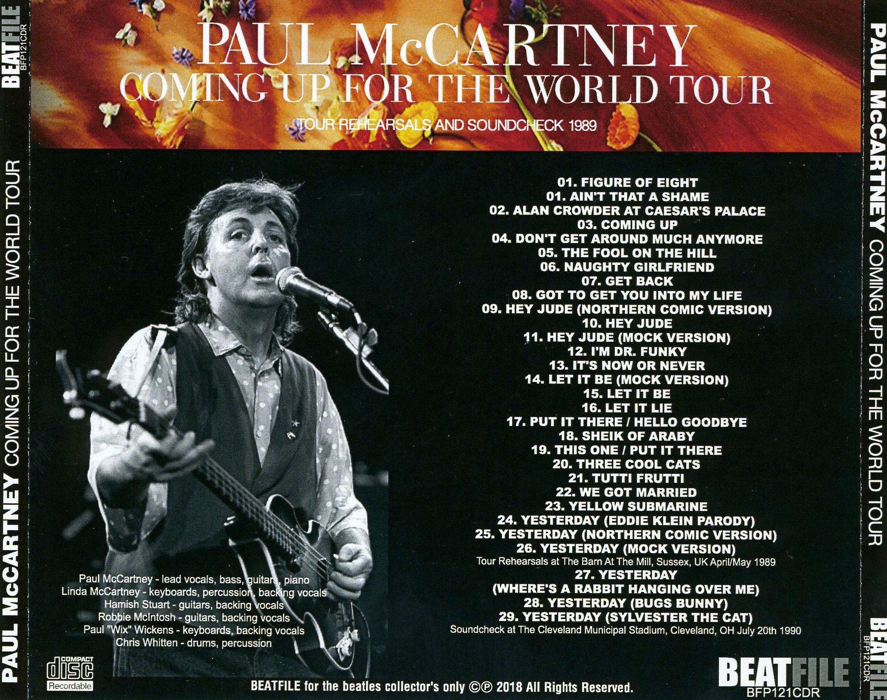 BFP-121CDR - Coming Up For The World Tour