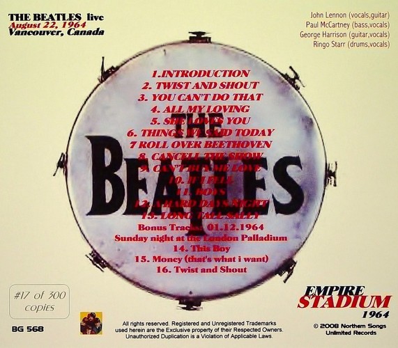 BG-568 - Live Empire Stadium Vancouver B.C.