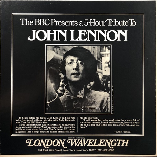Box Set: The BBC Presents A 5-Hour Tribute To John Lennon