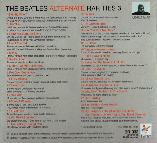 BR-033 - Alternate Rarities 3