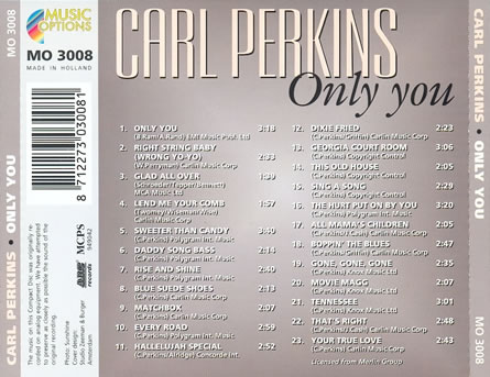 Carl Perkins - Only You