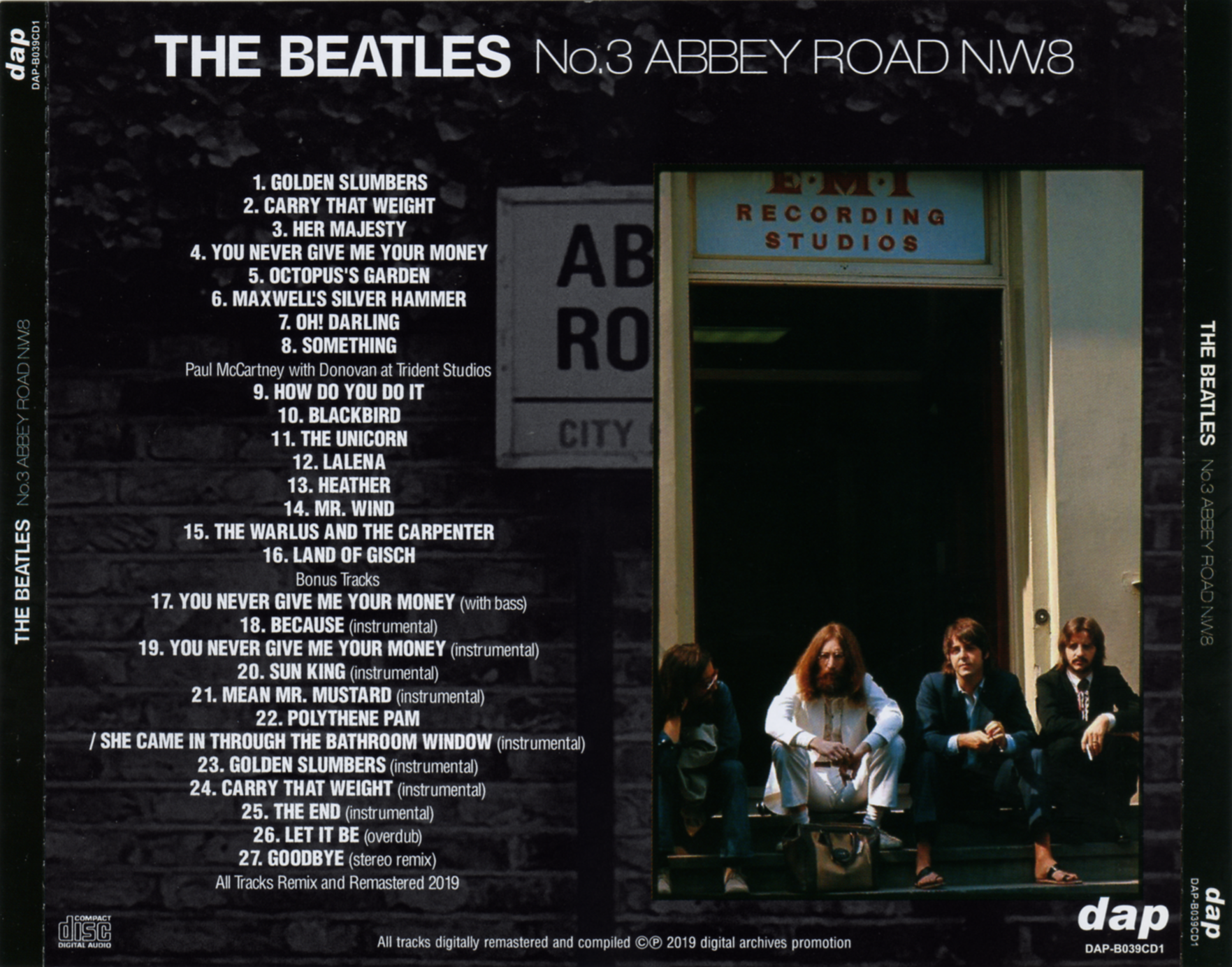 DAP-B039CD1 - No.3 Abbey Road NW8