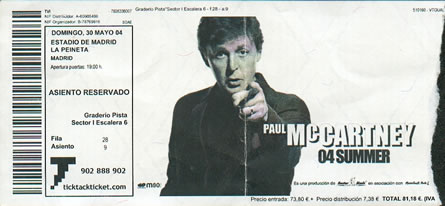 04 Summer Tour. Live In Spain: Madrid
