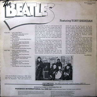 The Beatles Featuring Tony Sheridan