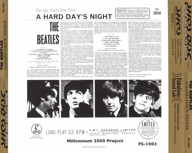 FSL FS-1003 - A Hard Day's Night