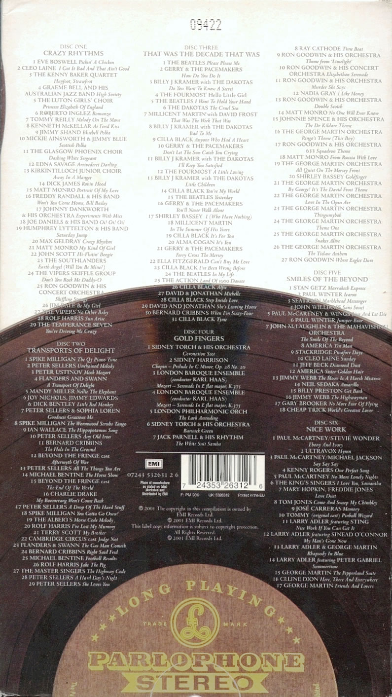 Box Set: Produced By George Martin - 50 Years In Recording