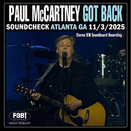 Got Back Tour. Atlanta, GA. State Farm Arena, 03-11-2025 (Soundcheck)