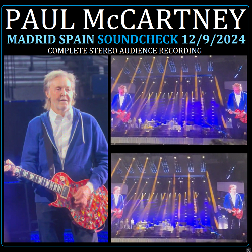 Got Back Tour. Madrid. Soundcheck, 9-12-2024