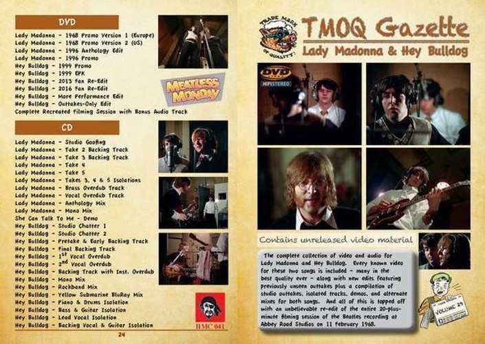 HMC-041 - TMOQ Gazette Volume 29. Lady Madonna & Hey Bulldog