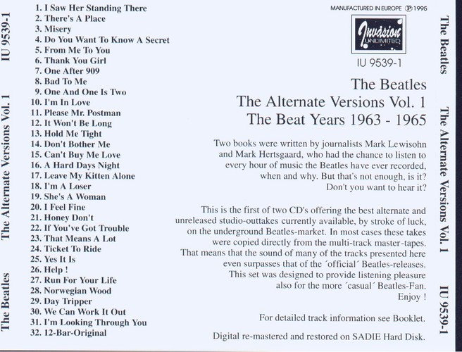 IU-9539-1 - The Alternate Versions Vol.1