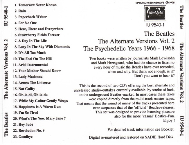 IU-9540-1 - The Alternate Versions Vol.2