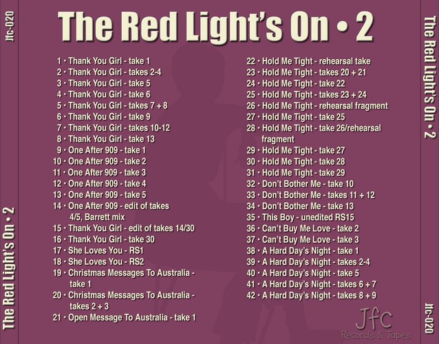 JFC-020 - The Red Light's On 2