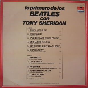 Lo Primero de Los Beatles con Tony Sheridan