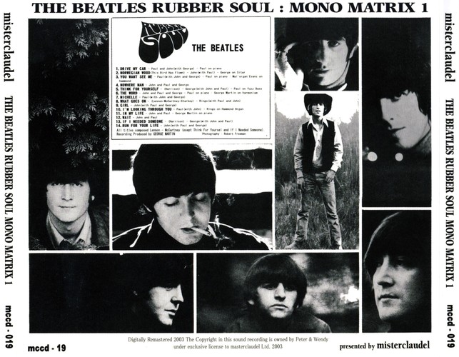 MCCD-019 - Rubber Soul Mono Matrix 1