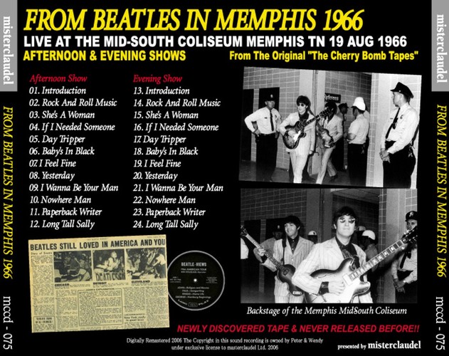 MCCD-075 - From Beatles In Memphis 1966
