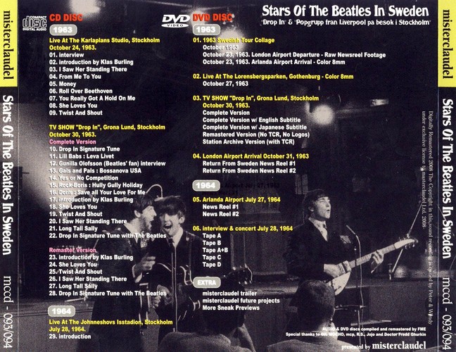 MCCD-093-094 - Stars Of The Beatles In Sweden