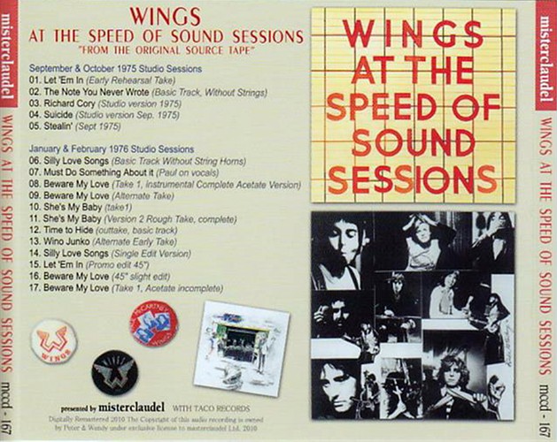MCCD-167 - Wings At The Speed Of Sound Sessions
