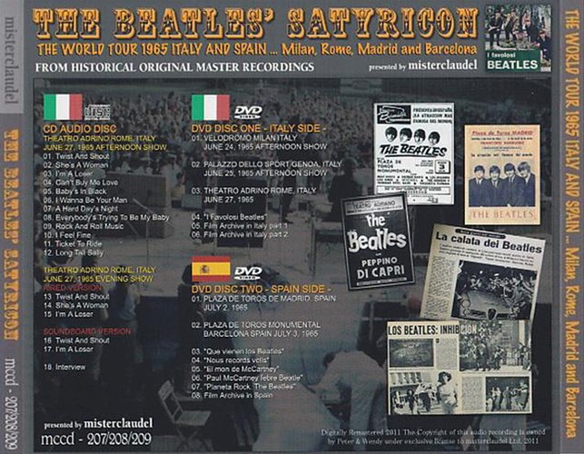 MCCD-207-208-209 - The Beatles' Satyricon