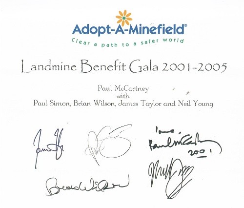 MCCD-433-434-435-436 - Landmine Benefit Gala 2001-2005