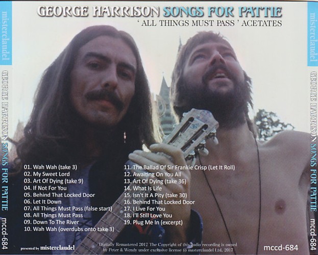MCCD-684 - Songs For Pattie