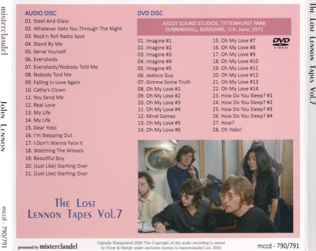 MCCD-790-791 – The Lost Lennon Tapes, Vol.7