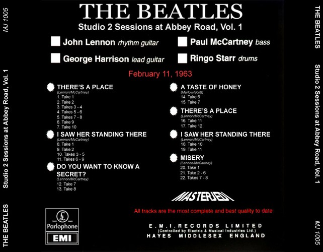 MJ-1005 - Studio 2 Sessions At Abbey Road, Vol.1