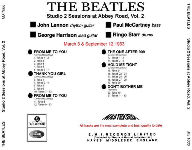 MJ-1006 - Studio 2 Sessions At Abbey Road, Vol.2