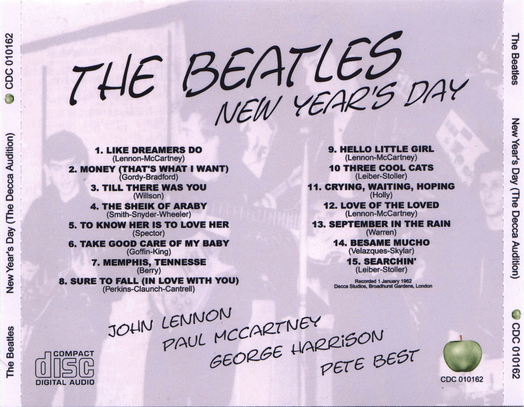New Year's Day (The Decca Audition)