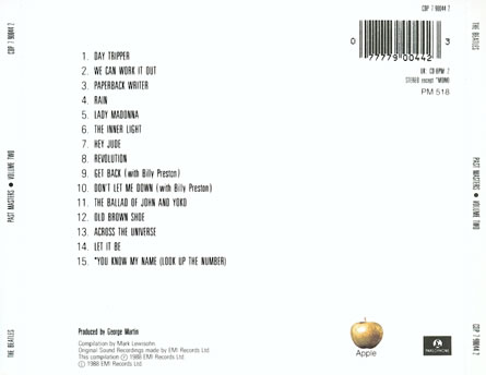 Past Masters, Volume Two