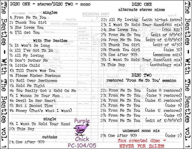 PC-105 - With The Beatles Deluxe Vol.1 (Disc 2)
