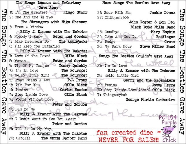 PC-154 - The Songs The Beatles Gave Away