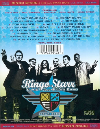 Ringo Starr & His All-Starr Band: Tour 2003