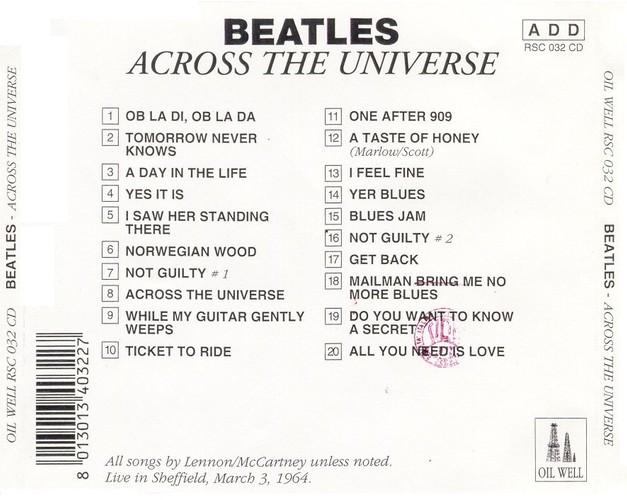 RSC-032 - Across The Universe