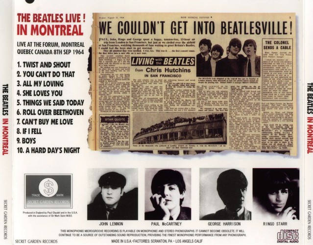 S-0420 - The Beatles Live! In Montreal