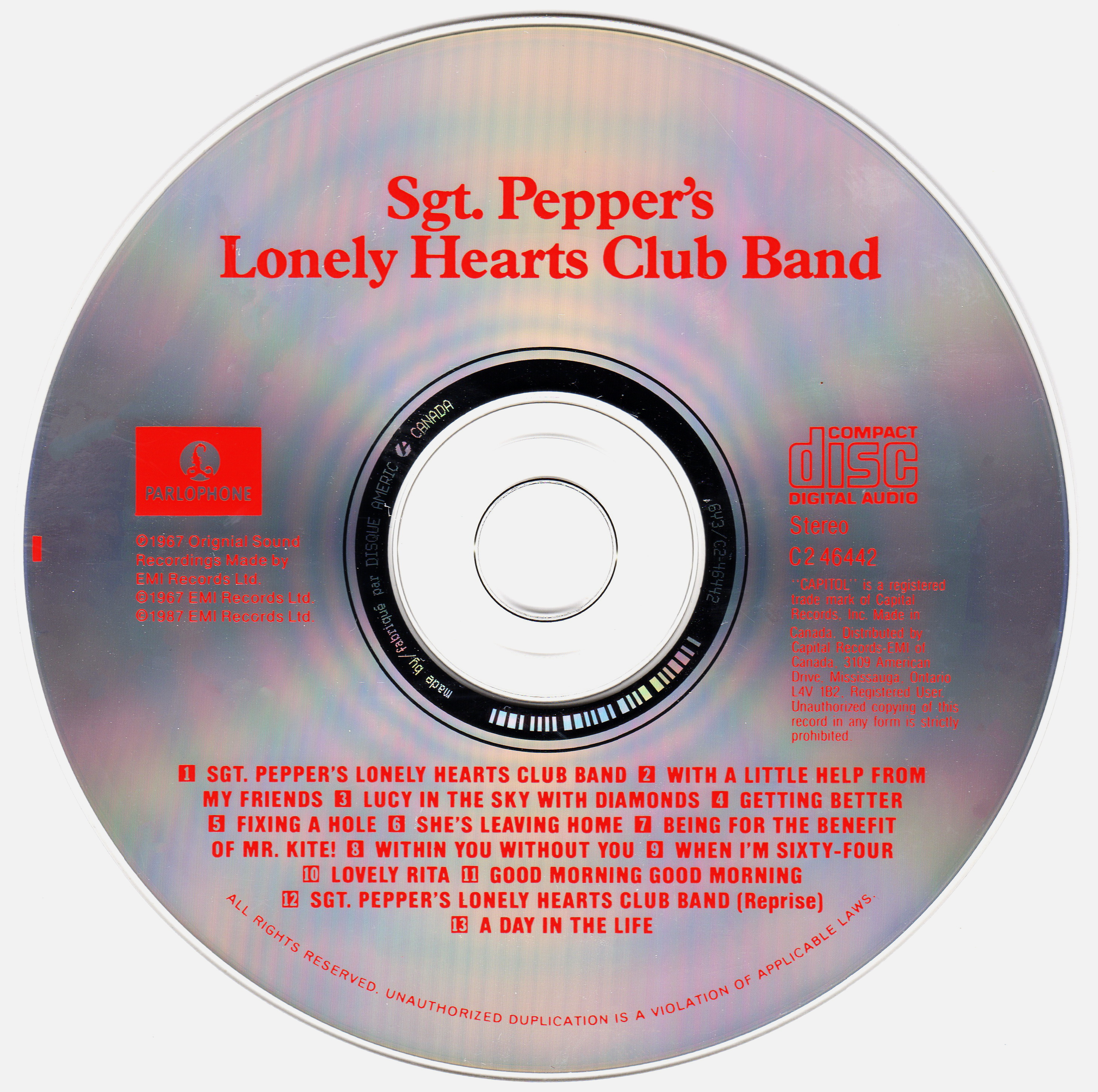 Sgt. Pepper's Lonely Hearts Club Band (1987)