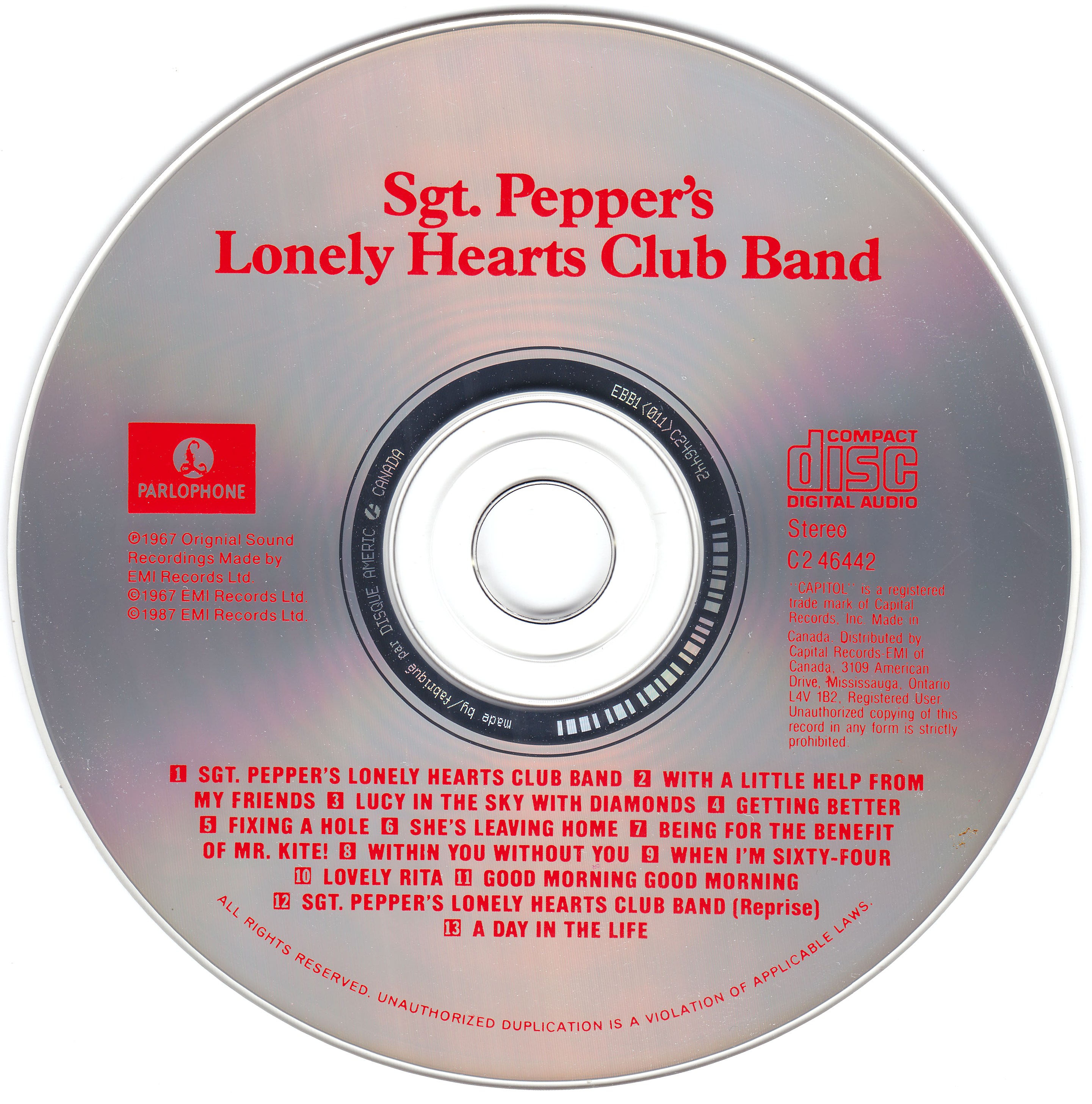 Sgt. Pepper's Lonely Hearts Club Band (1989)