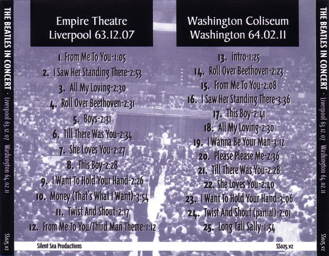 SS-025.v2 - In Concert. Liverpool 63.12.07 - Washington 64.02.11