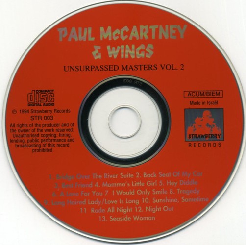 STR-003 - Unsurpassed Masters, Vol. 2