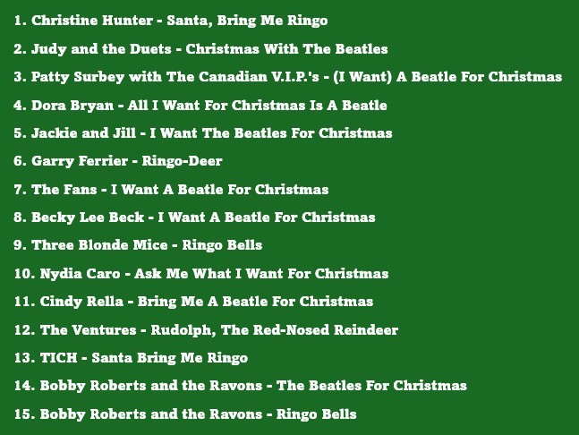 The Beatles Christmas Novelty 45's