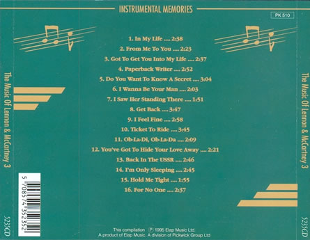 The Music Of Lennon & McCartney, Vol.3