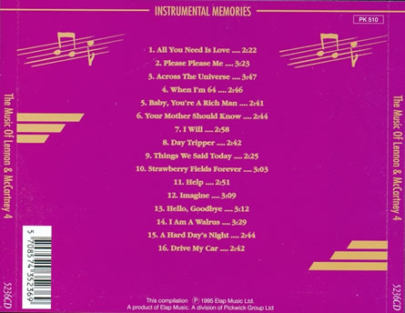 The Music Of Lennon & McCartney, Vol.4