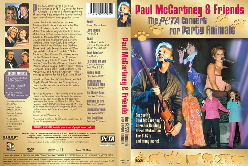 The Peta Concert For Party Animals