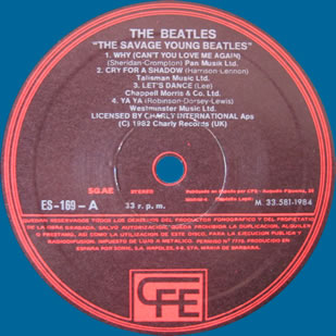 The Savage Young Beatles (Charly)