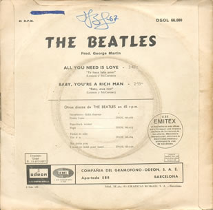 All You Need Is Love / Baby, You're a Rich Man (2)