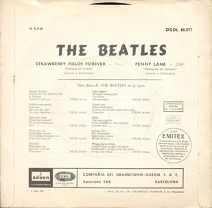 Strawberry Fields Forever / Penny Lane